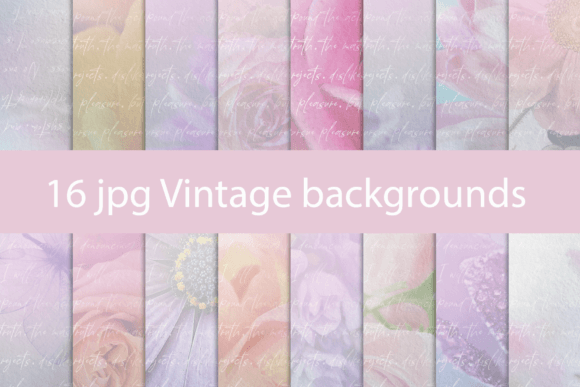 Delicate Vintage Backgrounds: A Foundation for Timeless Design