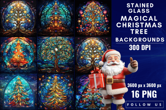 Enchanting Christmas Tree Backgrounds for Festive Designs