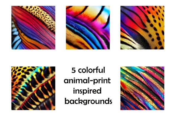 Infusing Energy: The Power of Rainbow Animal Print Backgrounds