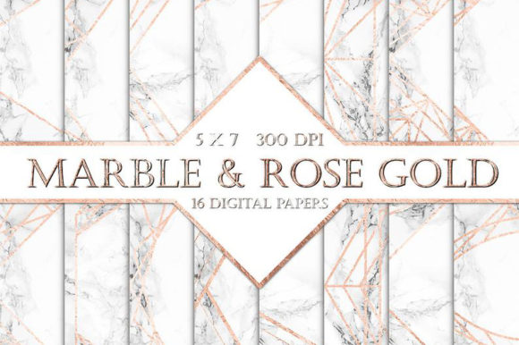 Marble and Rose Gold Backgrounds: A Designer's Guide