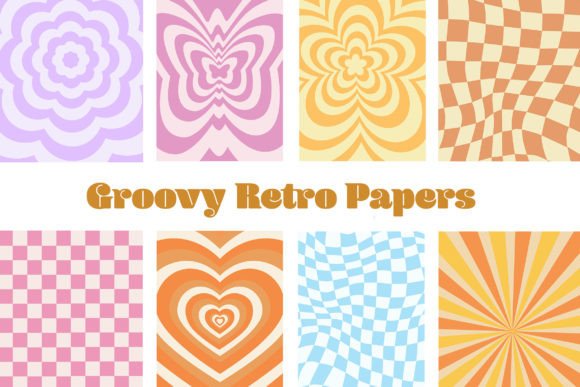 Retro Groovy Y2K Style Backgrounds: A Design Time Capsule