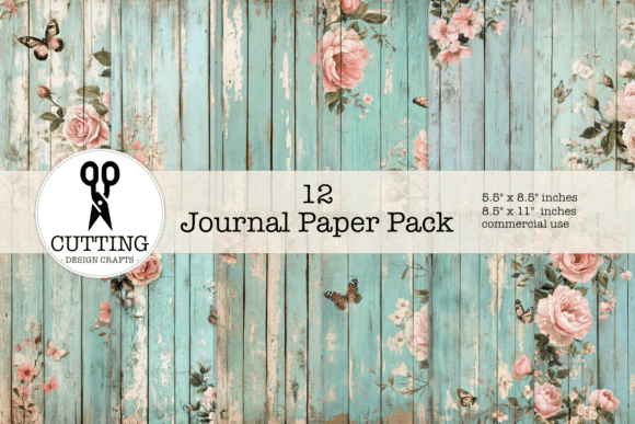 Shabby Chic Floral Wood Backgrounds: Vintage Warmth for Modern Projects