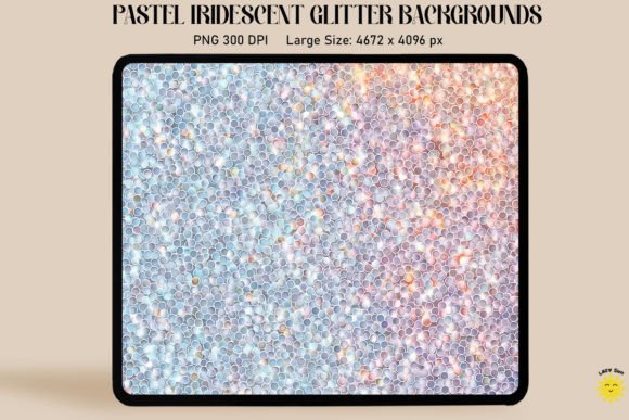 Subtle Shimmer: The Versatility of Pastel Gray Iridescent Backgrounds