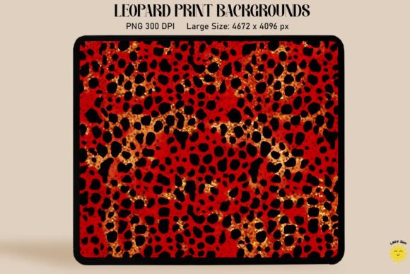 Unleash Your Creative Roar with Red Leopard Print Backgrounds