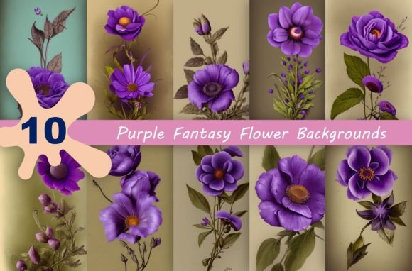 Unleashing Enchantment: A Guide to Purple Fantasy Flower Backgrounds
