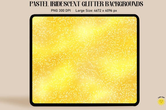 Warm Glow: Using Pastel Yellow Iridescent Backgrounds