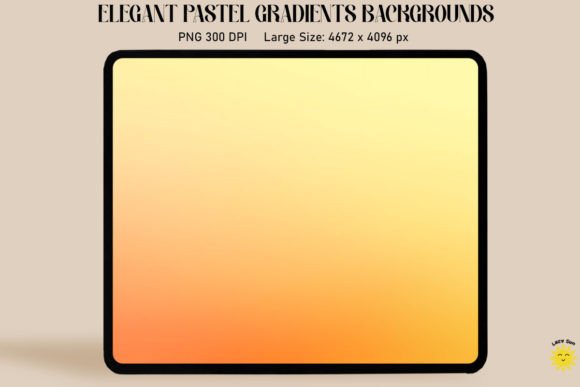 Warm & Inviting: Using Lemon Orange Pastel Gradient Backgrounds