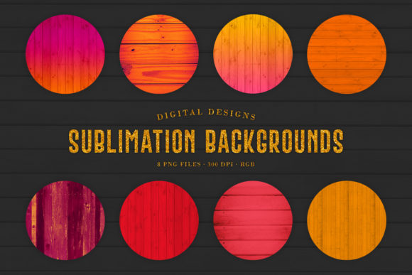 Warm Wood Textures for Bold Sublimation Projects